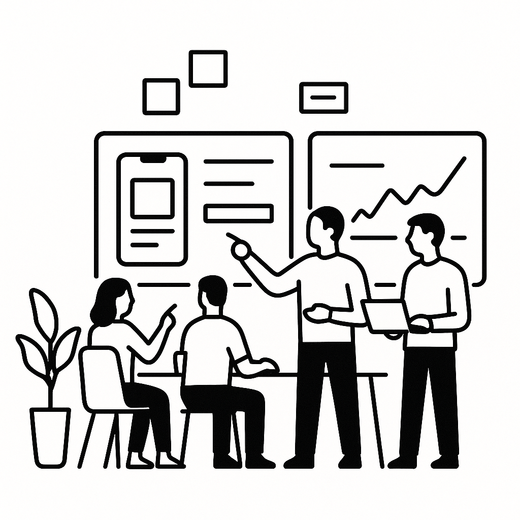 Oprist team and studio preview illustration